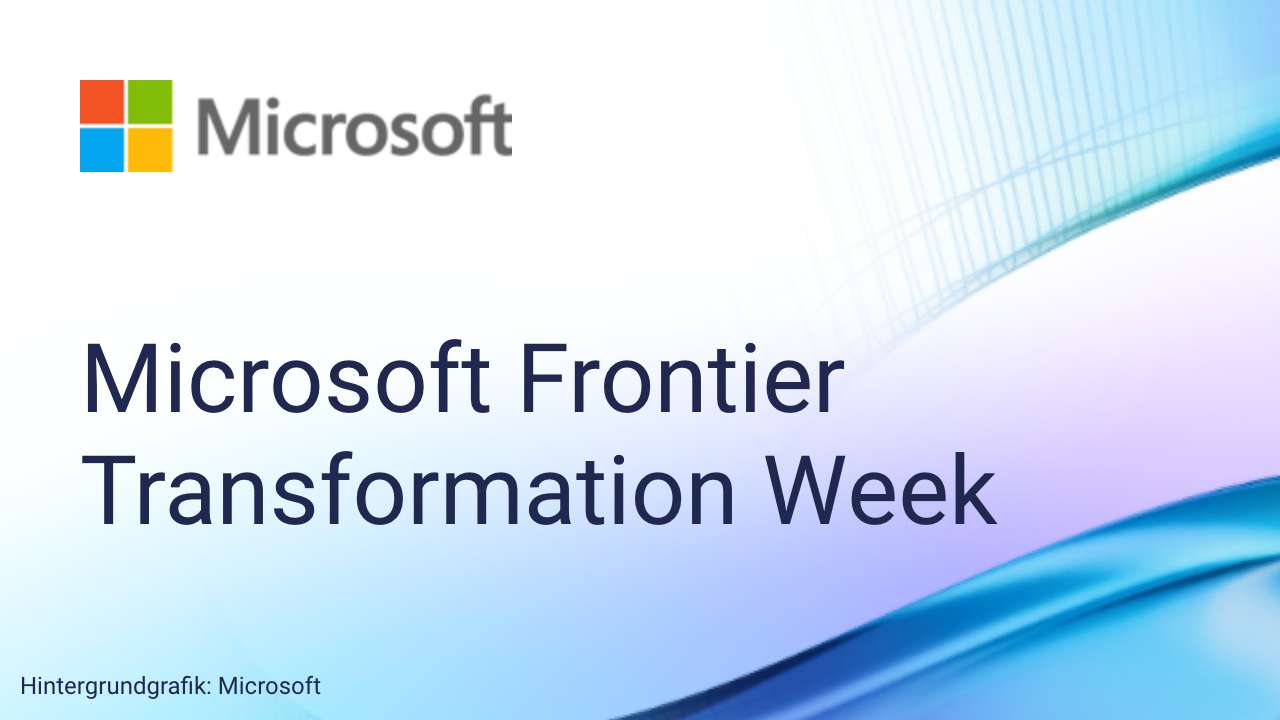 Microsoft Frontier Transformation Week | 14.–17. September 2026